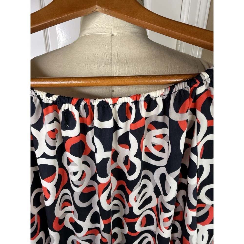 Ellen Tracy Women Size L Retro Blouse Office Professional - Picture 9 of 11